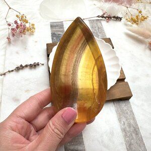 Cute Small Fluorite Water Droplet Bowl